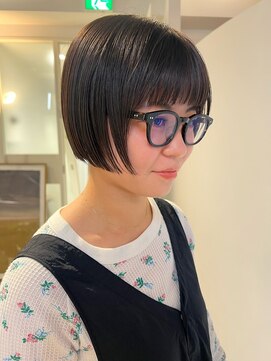 ナヌーク シブヤ(nanuk shibuya) ミニボブbobボブ　ストレートボブパーマ落としストレートヘア