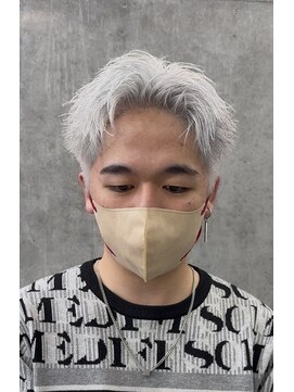 ボンド トウキョウ(BOND TOKYO) ホワイトスイングショート メンズハイトーン/スパイキー/渋谷