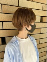 ネイロ 北千住(NeiRo) 小顔ショートボブカラー大人ショートボブひし形ショートカット