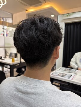 アルメリア 池袋(Arumeria) 無造作パーマピンパーマニュアンスパーマメンズショート20代30代