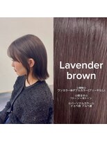 ガーランドウメダ(Garland umeda)&nbsp;艶髪/ボブレイヤー/ラベンダーブラウン/大人透明感カラー