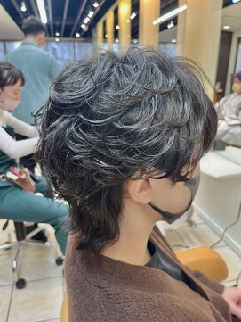 クオリス 上板橋店(QUALIS) 骨格補正◎フェザーパーマウルフで小顔韓国風