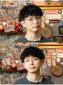 波巻きパーマ