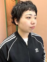 イギー(igggy)&nbsp;ショートパーマ　レイヤー　マッシュショート　ショートヘア