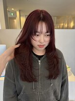 ヤード(YARD) レイヤーカットウルフカットボブパーマヘアカラーミディアム