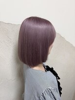 プリモ リコ(Primo.rico)&nbsp;ピンクラベンダー   ブリーチカラー   ボブ