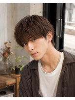 MEN's Baguz MEN'Sカット/ MEN'Sパーマ/ MEN'Sカラー 韓国風マッシュニュアンスパーマ束感ウェーブメンズヘア