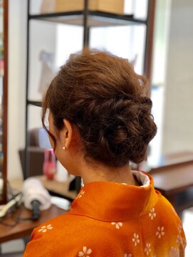 ラブリッシュ(LOVERICHE) お客様スタイル 袴着付け ヘアセット ルーズ アップ 宮下担当