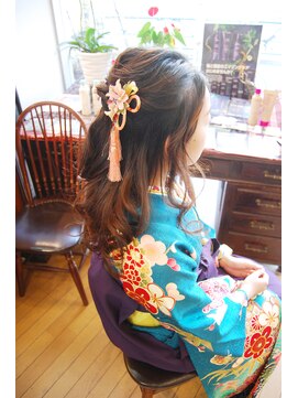 ベル(BELL) ハーフアップ卒業式/袴/着付【BELL桜新町/用賀】