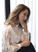 pesca札幌南平岸店【ペスカ】ニュアンスウェーブ/ベージュカラー