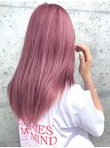 【Zina渋谷】カシスピンクカラー×シースルー前髪