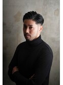 大人/30代/40代/ローフェード/サイドパート