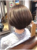 横顔美人☆小顔丸みハンサムショート