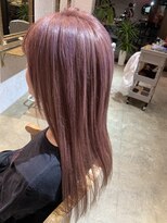 ナブラ(NABLA)&nbsp;ピンクアッシュベージュストレート『倉敷美容室』『ナブラ』