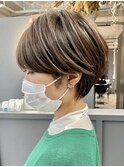 #耳掛けショート #マッシュ #ハンサムショート