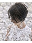 Moana【駒沢】#ショートボブ#ハンサムショート#センターパート