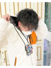 ”ツイストスパイラル×刈り上げマッシュ”［メンズ/メンズパーマ/スパイラルパーマ/メンズカット/荻窪］