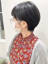 モリオフロムロンドン 松戸店(Morio from London)&nbsp;【松戸　駅近】黒髪　丸み耳かけショート