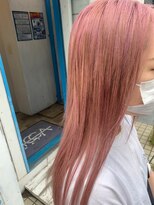 リッカヘアー(Ricca hair) 20代30代ブリーチ大人可愛いゆるふわピンクアッシュ