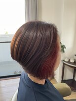 あのん&nbsp;レッド系インナーカラー