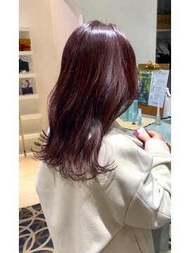 ビーハイブ 一番町店 アヴェダ(BEHIVE) 艶髪ピンクブラウン