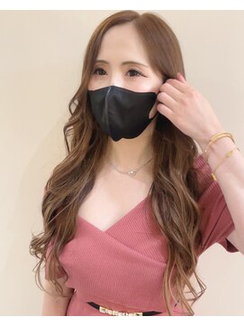 インプルーヴ アートスタイルヘアー(imProve Art style hair) グレージュカラー＆ハイライト＆シールエクステスーパーロング♪