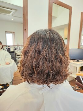 ジャンプ アズ 加古川店(JUMP×Az) ボブ//ウェーブパーマスタイル