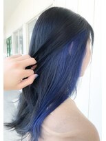 ヘアーサロン リアン 鴻巣店(hair salon Rien)&nbsp;インナーブルー×ネイビー/韓国