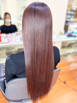 アークスヘアー 20代30代40代髪質改善カラーショコラブラウン艶感ストレート