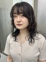 ビューナゴヤ 名駅(VIEW NAGOYA)&nbsp;切りっぱなしボブ/ブルーブラック/ミニボブ/似合わせカット