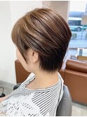 白髪ぼかし30代40代50代60代伊丹大人ショート大人ボブ