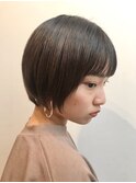 ミニボブ/ナチュラルブラウンカラー/30代/代官山/中目黒/恵比寿
