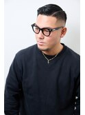 クラシック七三分けハードパートスタイル <池袋> <理容室>