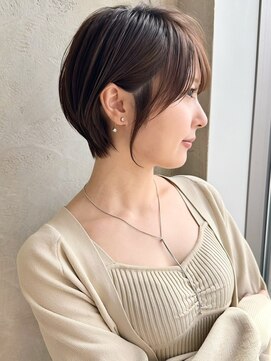 アフロート ルヴア(AFLOAT RUVUA) 似合わせ ショート ボブ 30代 40代 小顔 新宿 ひし形 前上がり