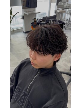 オム ブランシェ(HOMME BLANCHE’) 【Ryo】シースルーフェザーパーマ