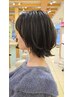 【再来】☆話題の★髪質改善イルミナカラー（白髪染め可能）+デザインカット