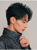 渋谷フェザーパーマフェザーショートセンターパート