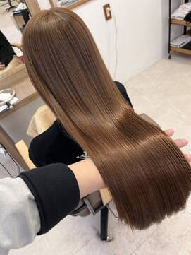 ルアン 上通り(ruen) ruen/熊本縮毛矯正/髪質改善/似合わせカット/松本皐希