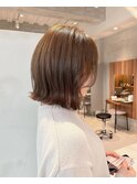 外ハネボブに顔周りレイヤー