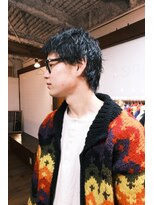 ソーレ(sole)&nbsp;yosukeピンパーマメンズショート無造作パーマメンズパーマ