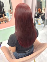 ガーランド(Girland)&nbsp;【girland】ブリーチなしレッドカラー♪/韓国風/レイヤーカット