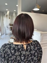 ユルフ(yulf)&nbsp;パープルカラー×レイヤーボブ