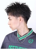 ツイストスパイキーアップバング