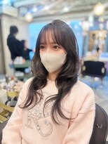 マインバイアフロートギンザ(MYNE by AFLOAT GINZA)&nbsp;くびれレイヤーカット／ハッシュカット／オリーブベージュ