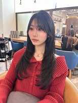 ロンドアベニール 北千住(Lond avenir) 韓国顔周り/バタフライカット/ミディアムレイヤーカット北千住