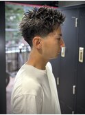 【テーパーフェード×スパイキーショート】刈り上げ/短髪