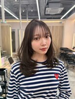 ウェイズトウキョウ 新宿店(Ways TOKYO)&nbsp;ミディアムレイヤーカット顔まわり透明感カラーベージュ