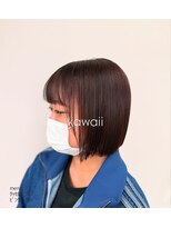 チェリーコーク(HAIR CHERRY COKE)&nbsp;タッセルボブとピンクブラウン