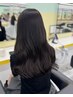 【千葉 陸 指名限定】透明感カラー+髪質改善トリートメント(炭酸SPA)