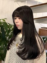ピークスヘア(peaks hair)&nbsp;ナチュラルレイヤー ワンカールレイヤーカット 顔周りカット